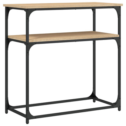 vidaXL Console chêne sonoma 75x35,5x75 cm Aggloméré