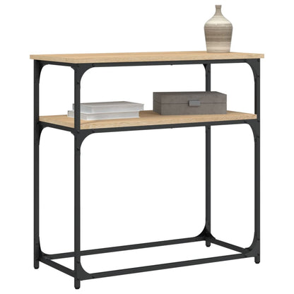 vidaXL Console chêne sonoma 75x35,5x75 cm Aggloméré
