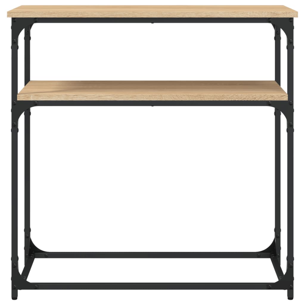 vidaXL Console chêne sonoma 75x35,5x75 cm Aggloméré