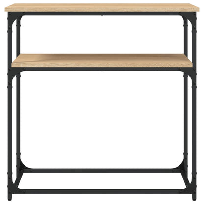 vidaXL Console chêne sonoma 75x35,5x75 cm Aggloméré