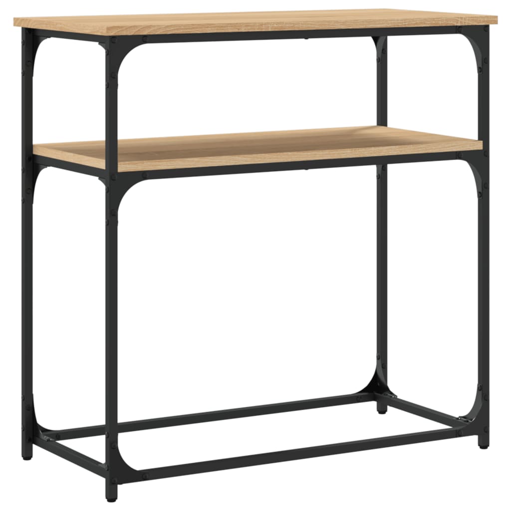 vidaXL Console chêne sonoma 75x35,5x75 cm Aggloméré