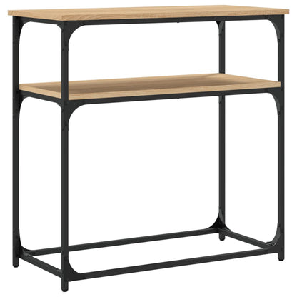 vidaXL Console chêne sonoma 75x35,5x75 cm Aggloméré