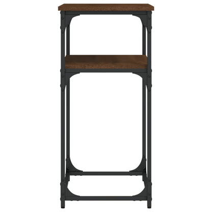 vidaXL Konsolentisch Braun Eichen-Optik 75x35,5x75 cm Holzwerkstoff
