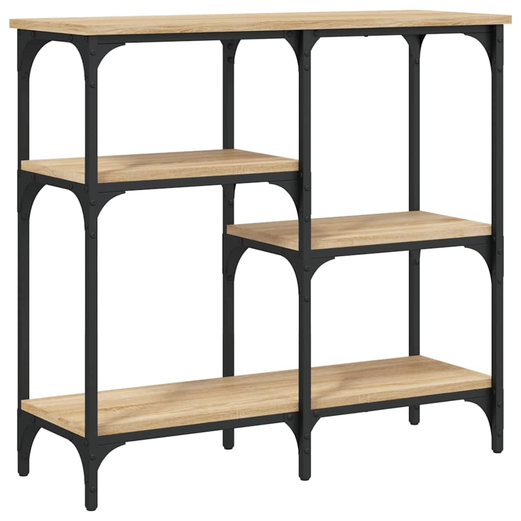 vidaXL Konsolentisch Sonoma-Eiche 80 x 29 x 75 cm Holzwerkstoff