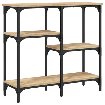 vidaXL Konsolentisch Sonoma-Eiche 80 x 29 x 75 cm Holzwerkstoff