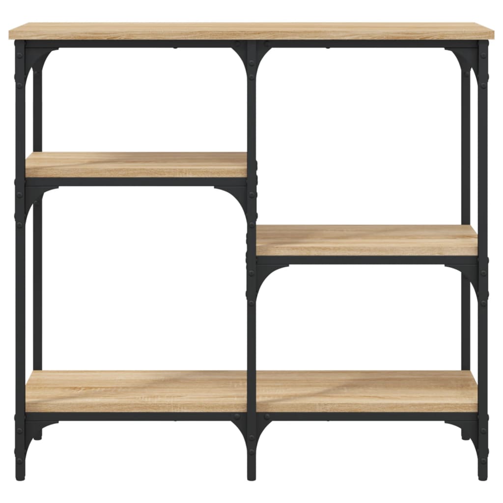 vidaXL Konsolentisch Sonoma-Eiche 80 x 29 x 75 cm Holzwerkstoff