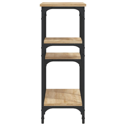 vidaXL Konsolentisch Sonoma-Eiche 80 x 29 x 75 cm Holzwerkstoff