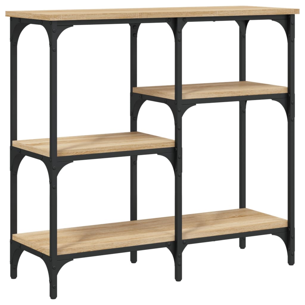 vidaXL Konsolentisch Sonoma-Eiche 80 x 29 x 75 cm Holzwerkstoff