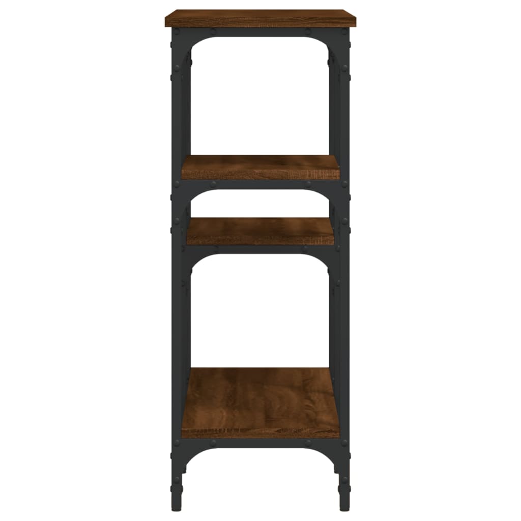 vidaXL Konsolentisch Braun Eichen-Optik 80x29x75 cm Holzwerkstoff