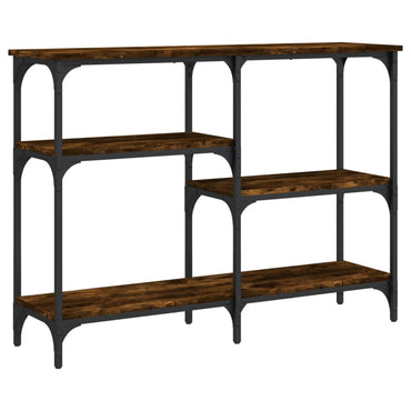 vidaXL Console en aggloméré chêne fumé 102x29x75 cm