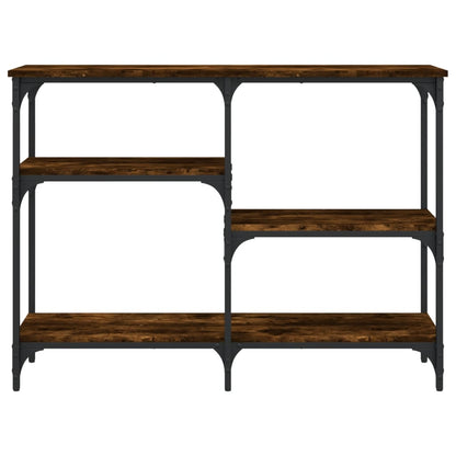 vidaXL Console en aggloméré chêne fumé 102x29x75 cm