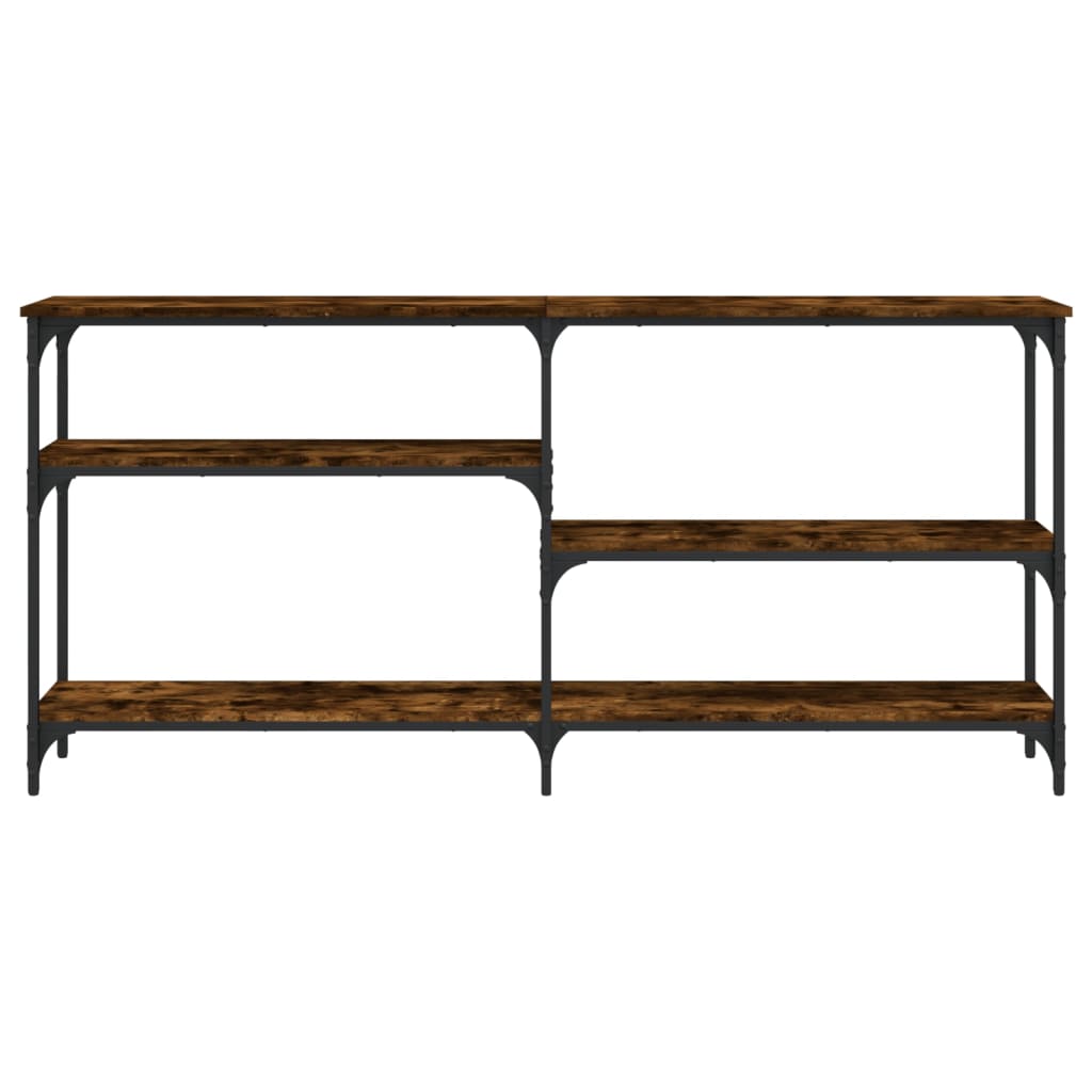 vidaXL Konsolentisch Räuchereiche 160x29x75 cm Holzwerkstoff