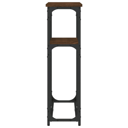 vidaXL Konsolentisch Braun Eichen-Optik 90x22,5x75 cm Holzwerkstoff