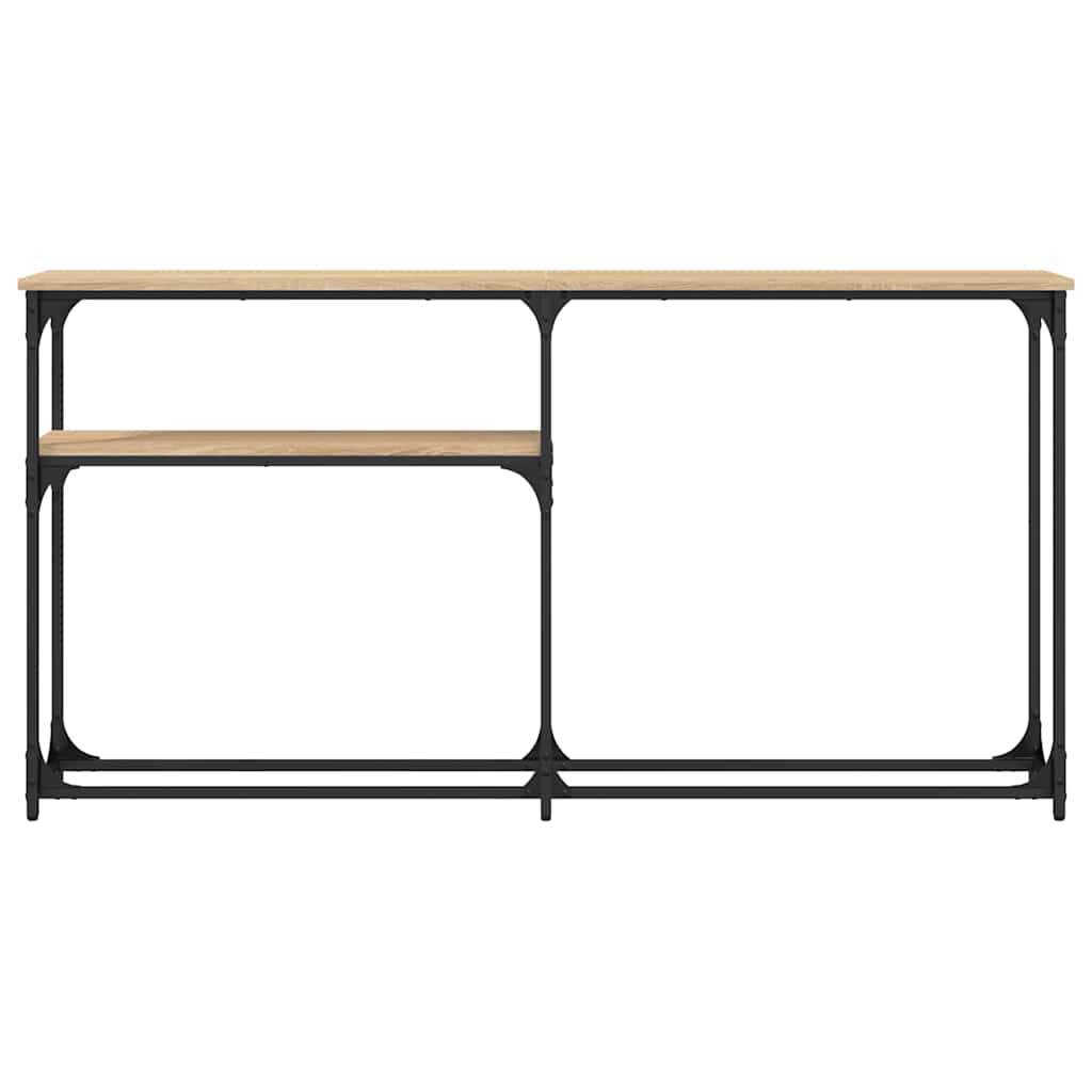 vidaXL Konsolentisch Sonoma-Eiche 145x22,5x75 cm Holzwerkstoff