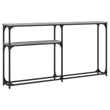 vidaXL Console de table Gris Sonoma 145x22,5x75 cm Bois d'ingénierie