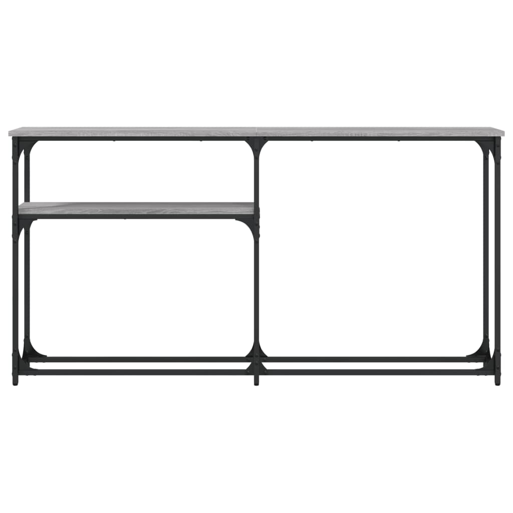 vidaXL Console de table Gris Sonoma 145x22,5x75 cm Bois d'ingénierie