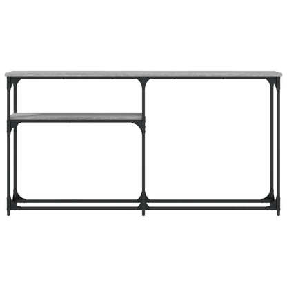 vidaXL Console de table Gris Sonoma 145x22,5x75 cm Bois d'ingénierie