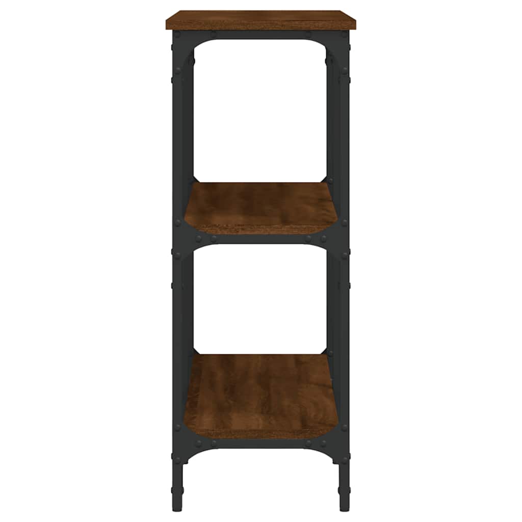 vidaXL Konsolentisch Braun Eichen-Optik 100x29x75 cm Holzwerkstoff