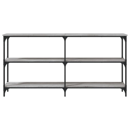 vidaXL Table console Gris Sonoma 150x29x75 cm Aggloméré