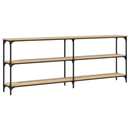 vidaXL Konsolentisch Sonoma-Eiche 200 x 29 x 75 cm Holzwerkstoff