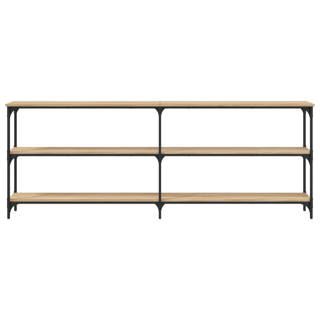 vidaXL Konsolentisch Sonoma-Eiche 200 x 29 x 75 cm Holzwerkstoff