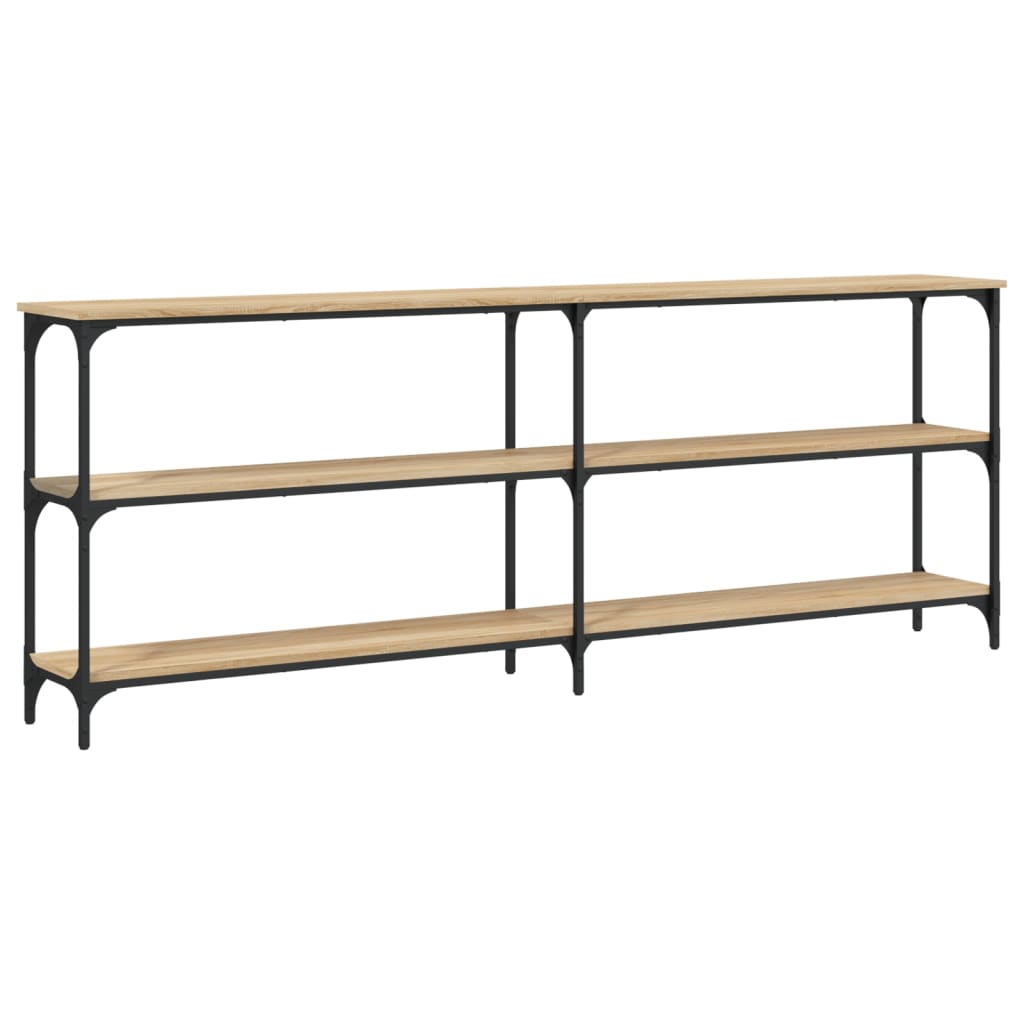 vidaXL Konsolentisch Sonoma-Eiche 200 x 29 x 75 cm Holzwerkstoff