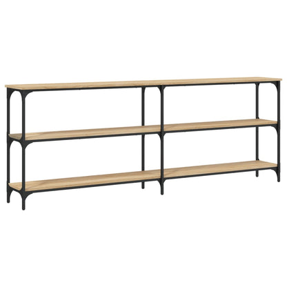 vidaXL Konsolentisch Sonoma-Eiche 200 x 29 x 75 cm Holzwerkstoff