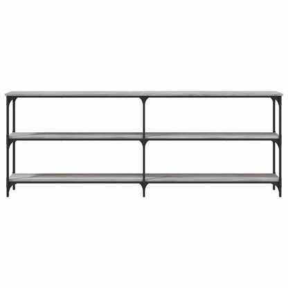 vidaXL Konsolentisch Grau Sonoma 200x29x75 cm Holzwerkstoff