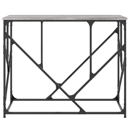 vidaXL Console gris Sonoma 100x40x80 cm Aggloméré
