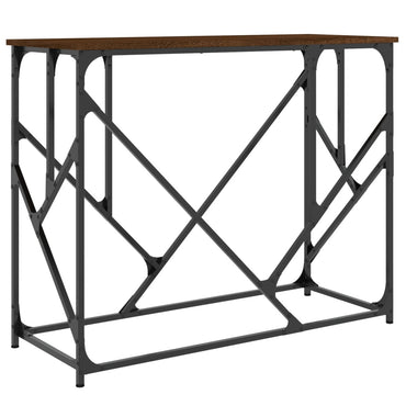 vidaXL Konsolentisch Braun Eichen-Optik 100x40x80 cm Holzwerkstoff