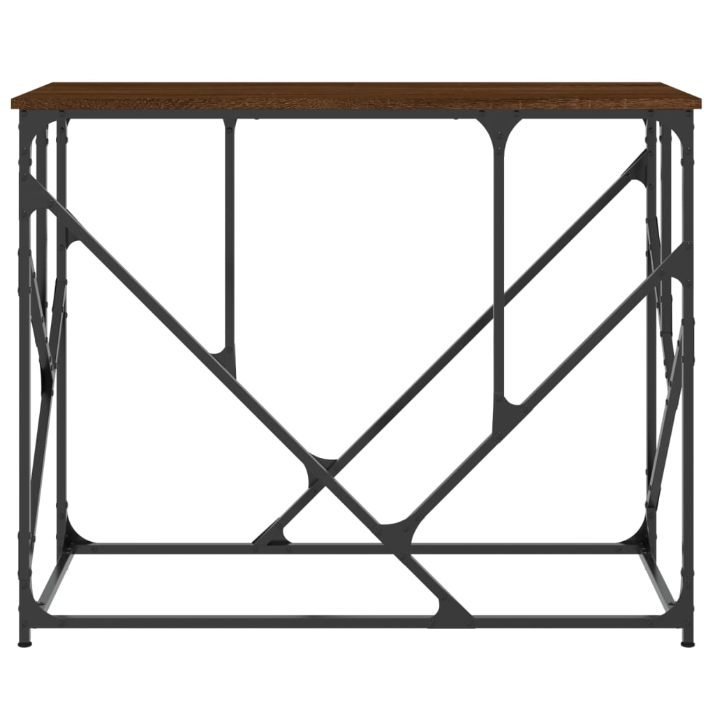 vidaXL Konsolentisch Braun Eichen-Optik 100x40x80 cm Holzwerkstoff