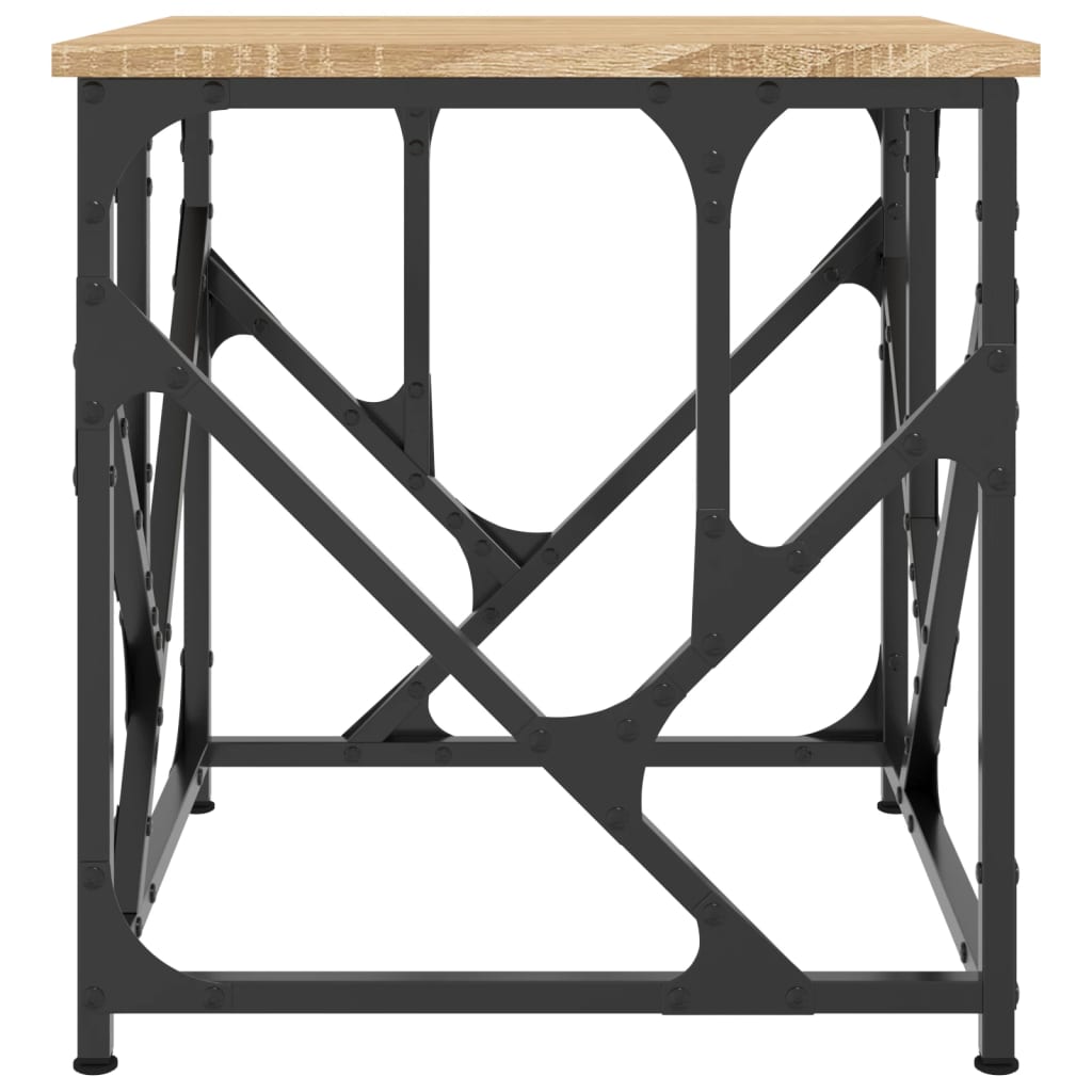 vidaXL Table basse chêne Sonoma 45x45x47,5 cm Bois d'ingénierie