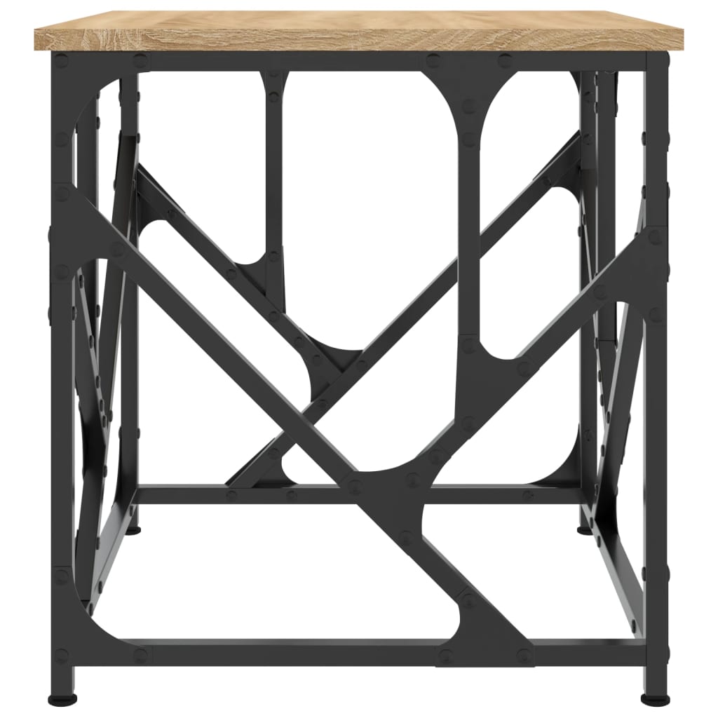 vidaXL Table basse chêne Sonoma 45x45x47,5 cm Bois d'ingénierie