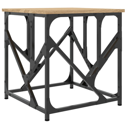 vidaXL Table basse chêne Sonoma 45x45x47,5 cm Bois d'ingénierie