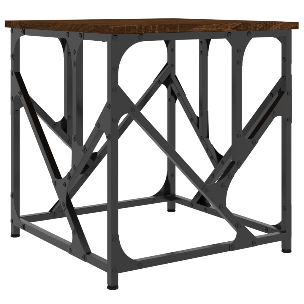 vidaXL Couchtisch Braun Eichen-Optik 45x45x47,5 cm Holzwerkstoff