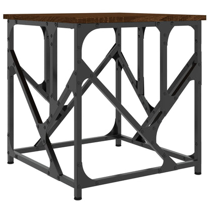 vidaXL Couchtisch Braun Eichen-Optik 45x45x47,5 cm Holzwerkstoff