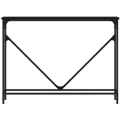 vidaXL Konsolentisch Schwarz 102x22,5x75 cm Holzwerkstoff
