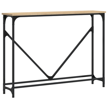vidaXL Table console chêne Sonoma 102x22,5x75 cm aggloméré