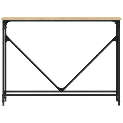vidaXL Table console chêne Sonoma 102x22,5x75 cm aggloméré