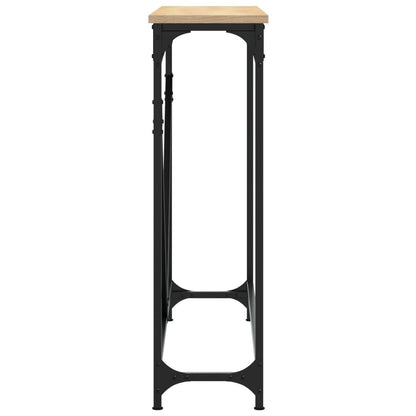 vidaXL Table console chêne Sonoma 102x22,5x75 cm aggloméré