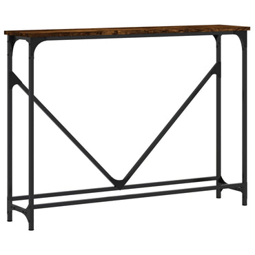 vidaXL Konsolentisch Räuchereiche 102x22,5x75 cm Holzwerkstoff