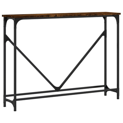 vidaXL Konsolentisch Räuchereiche 102x22,5x75 cm Holzwerkstoff