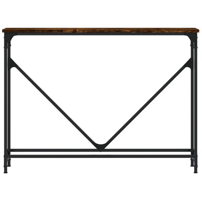 vidaXL Konsolentisch Räuchereiche 102x22,5x75 cm Holzwerkstoff