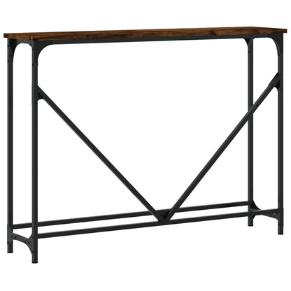 vidaXL Konsolentisch Räuchereiche 102x22,5x75 cm Holzwerkstoff