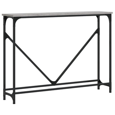 vidaXL Konsolentisch Grau Sonoma 102x22,5x75 cm Holzwerkstoff