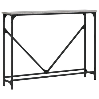 vidaXL Konsolentisch Grau Sonoma 102x22,5x75 cm Holzwerkstoff