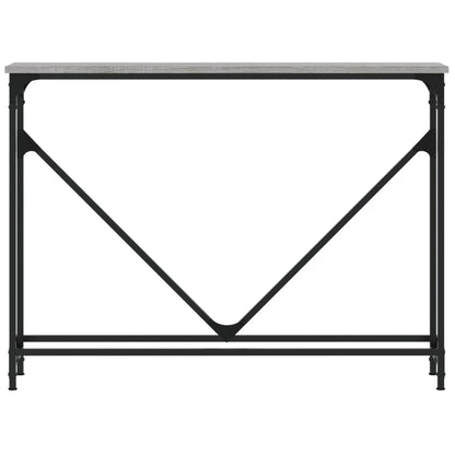 vidaXL Konsolentisch Grau Sonoma 102x22,5x75 cm Holzwerkstoff