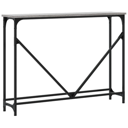 vidaXL Konsolentisch Grau Sonoma 102x22,5x75 cm Holzwerkstoff