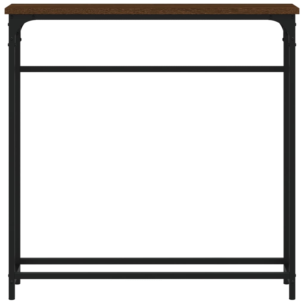 vidaXL Konsolentisch Braun Eichen-Optik 75x19,5x75 cm Holzwerkstoff