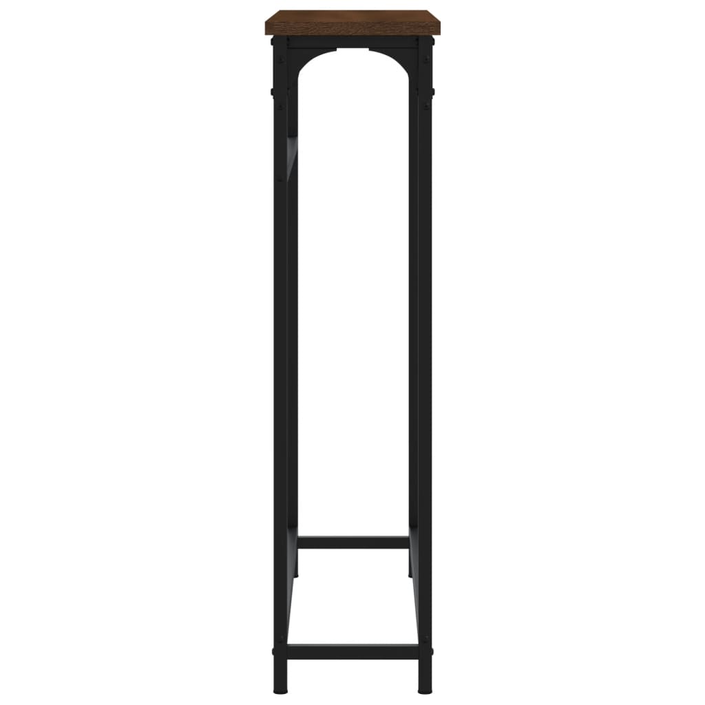 vidaXL Konsolentisch Braun Eichen-Optik 75x19,5x75 cm Holzwerkstoff